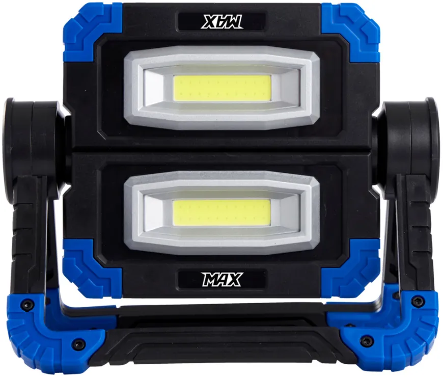 Arbeidslampe LED 2 x 5 W foldbar