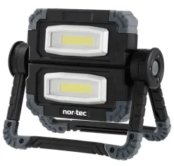 Arbeidslampe LED 2 x 5 W foldbar