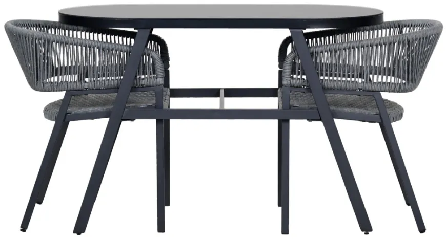 Balkongsett Chicago svart - Sunlife®