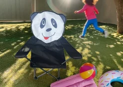 Barnecampingstol panda 35 x 35 x 62 cm - Sunlife®