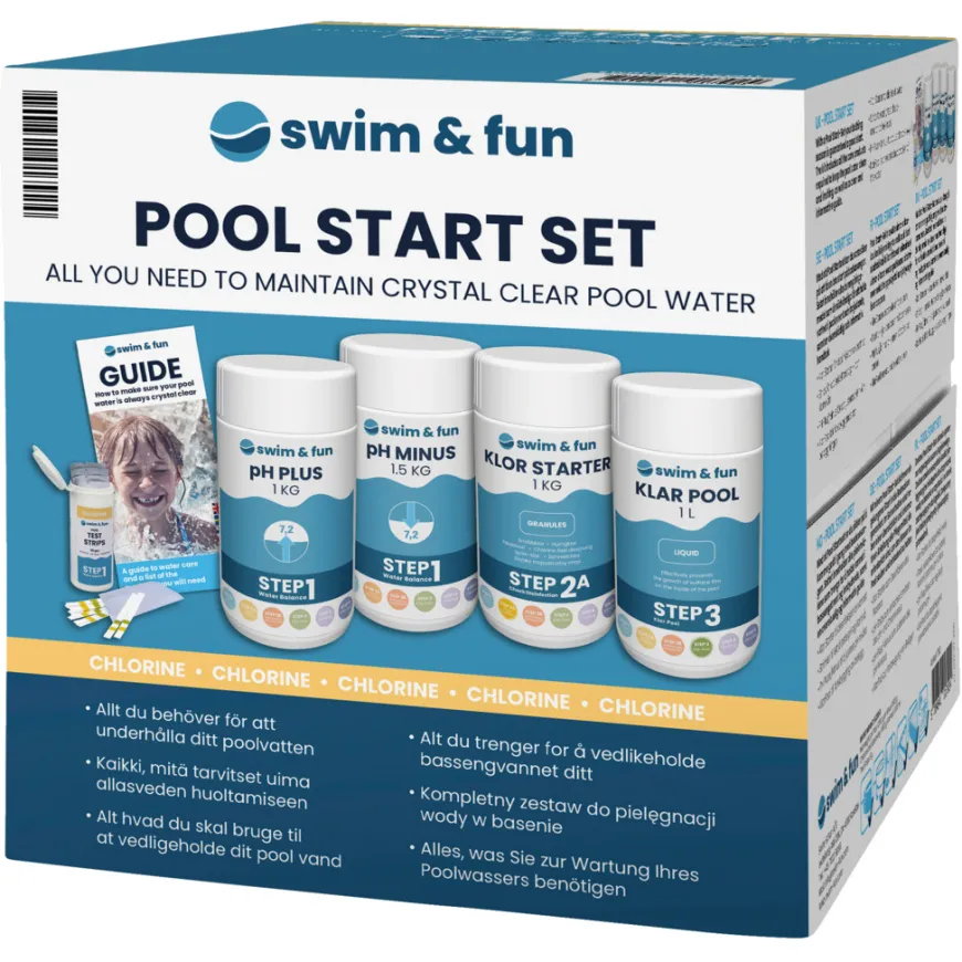 Basseng Startsett klor - Swim & Fun