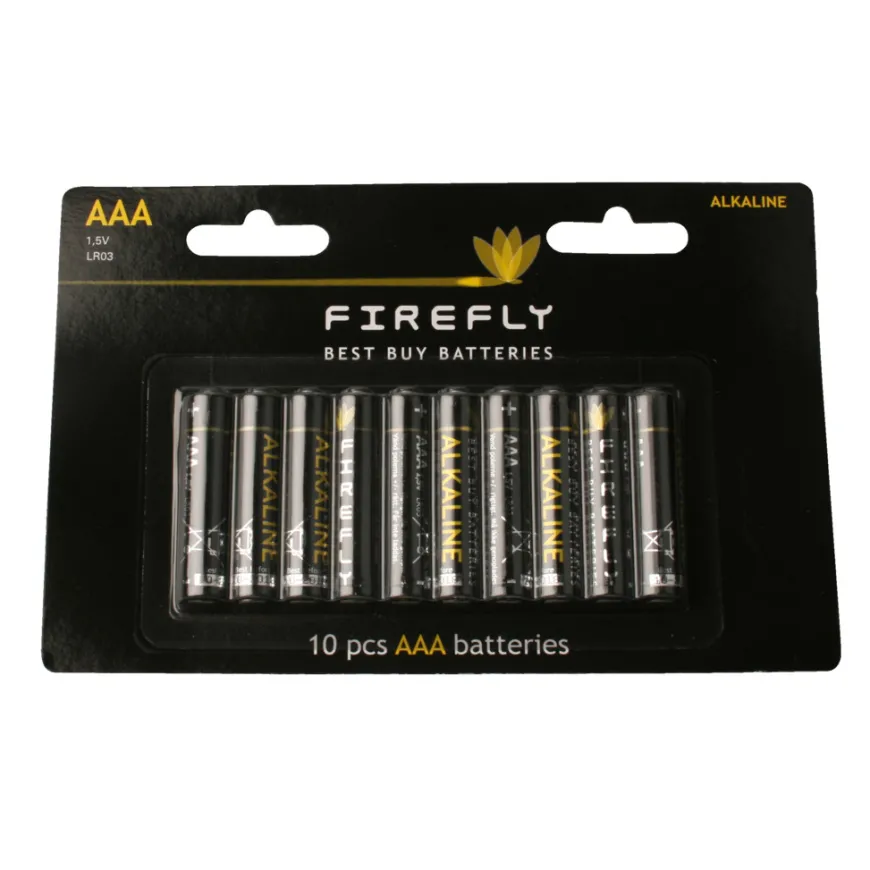 Batteri AAA 10-pk. - Firefly