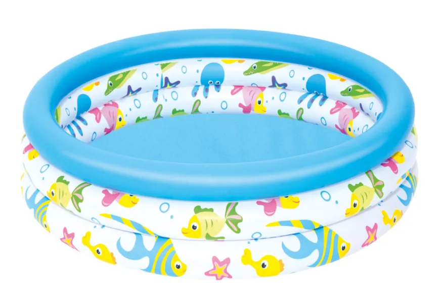 Bestway basseng med 3 ringer Ø102 cm 110 liter