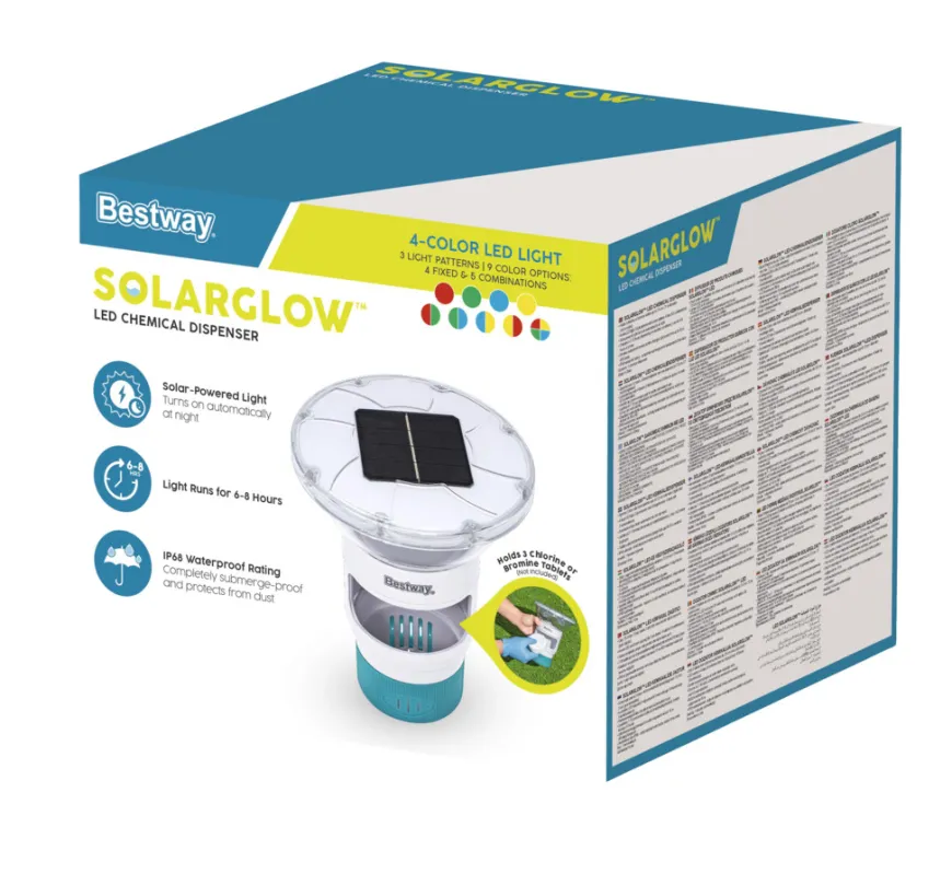 Bestway Solarglow LED kjemikaliedispenser