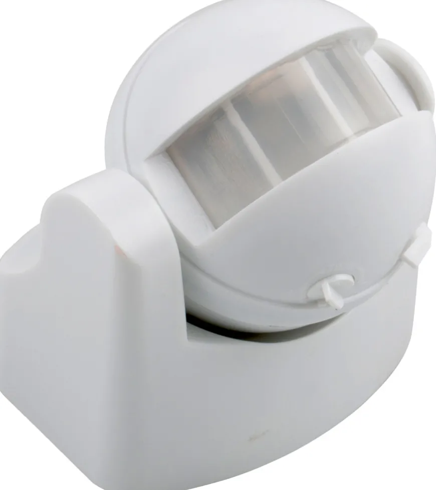 Bevegelsesensor 180° hvit IP44