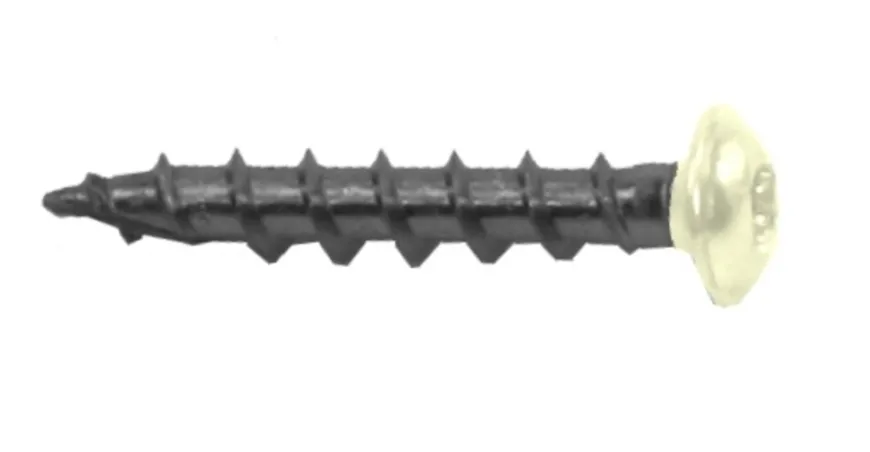 Blikkskrue 4,0 x 25 mm hvit - 25 stk.