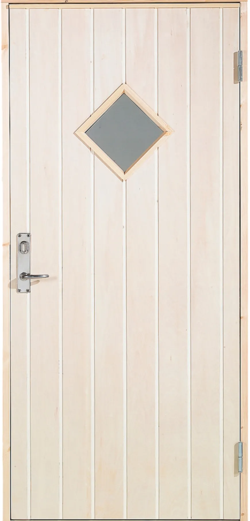 Boddør med vindu venstrehengt 94,8 x 205 cm
