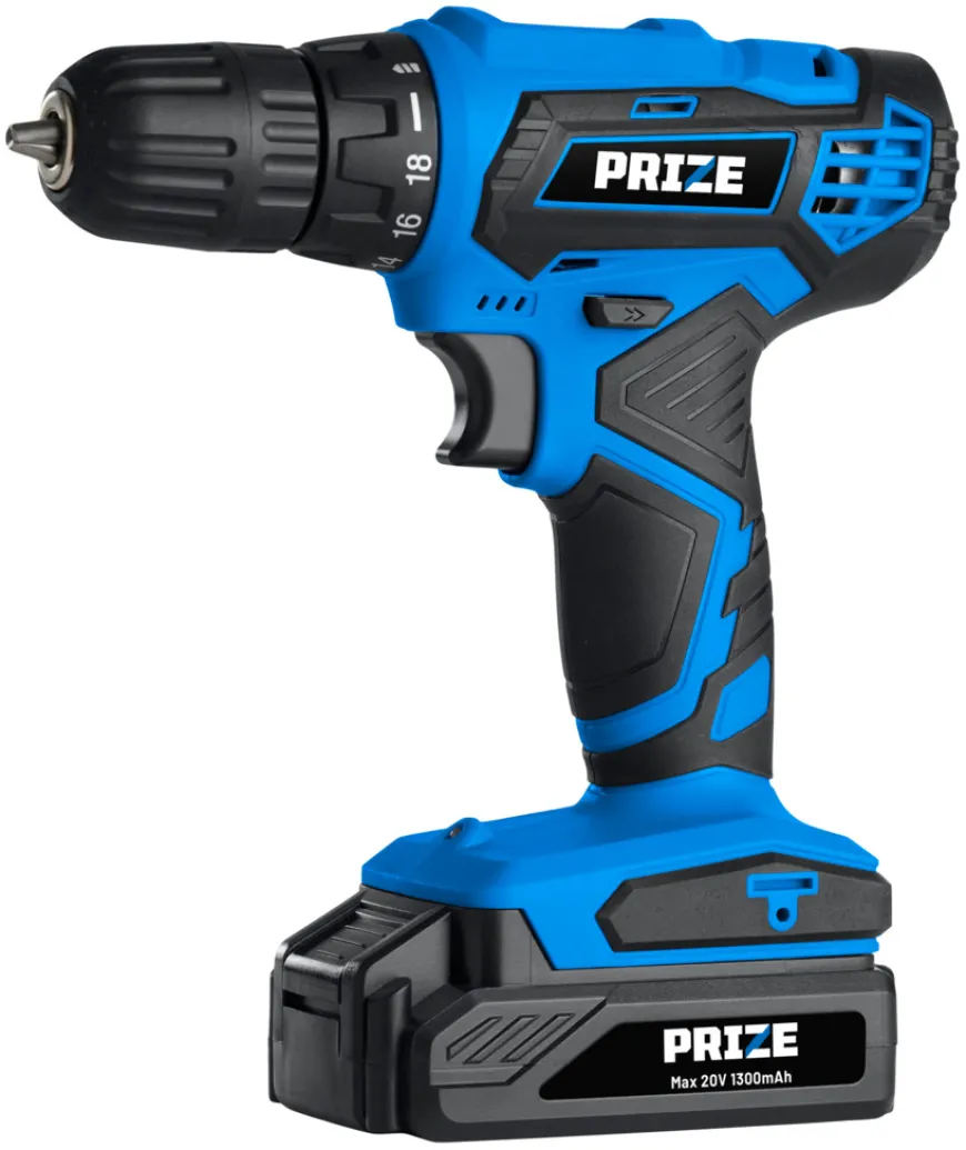 Bormaskin akku 20 V 85 deler - PRIZE