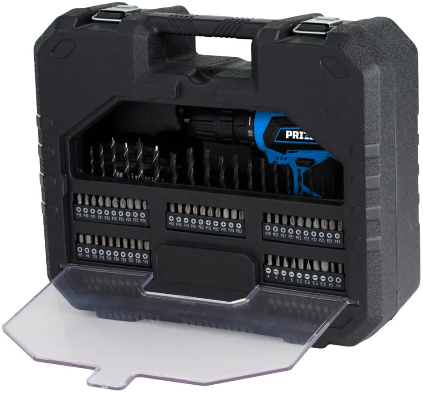 Bormaskin akku 20 V 85 deler - PRIZE
