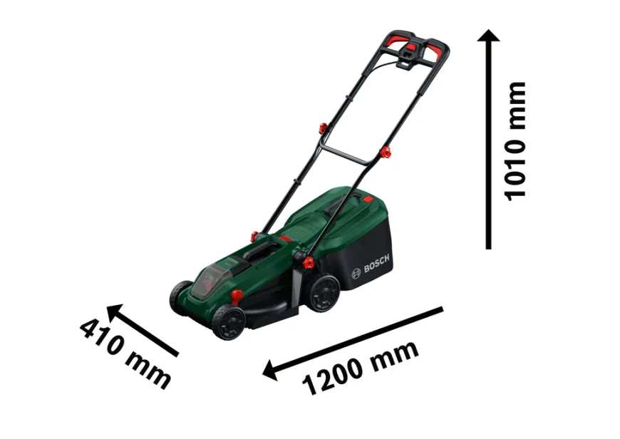 Bosch Rotak 18V-32 batteridrevet gressklipper 4,0 Ah