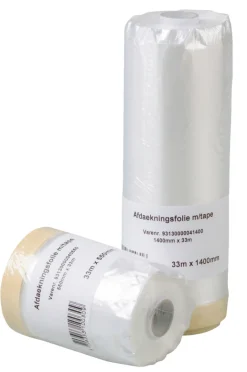 Dekkfolie med tape 55 cm x 33 meter
