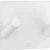 Dobbel krok selvklebende 96mm - hvit