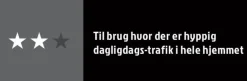 Dørmatte grå 80 x 120 cm