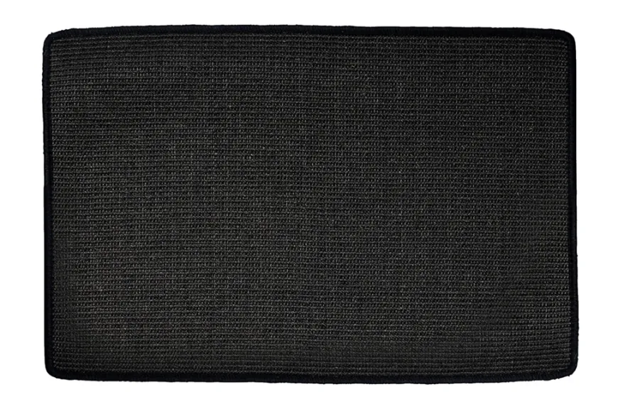 Dørmatte sisal svart 40 x 60 cm