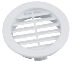 Dørrist Ø50 mm hvit – 2 stk.