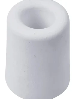 Dørstopper Ø40 x H75 mm hvit plast
