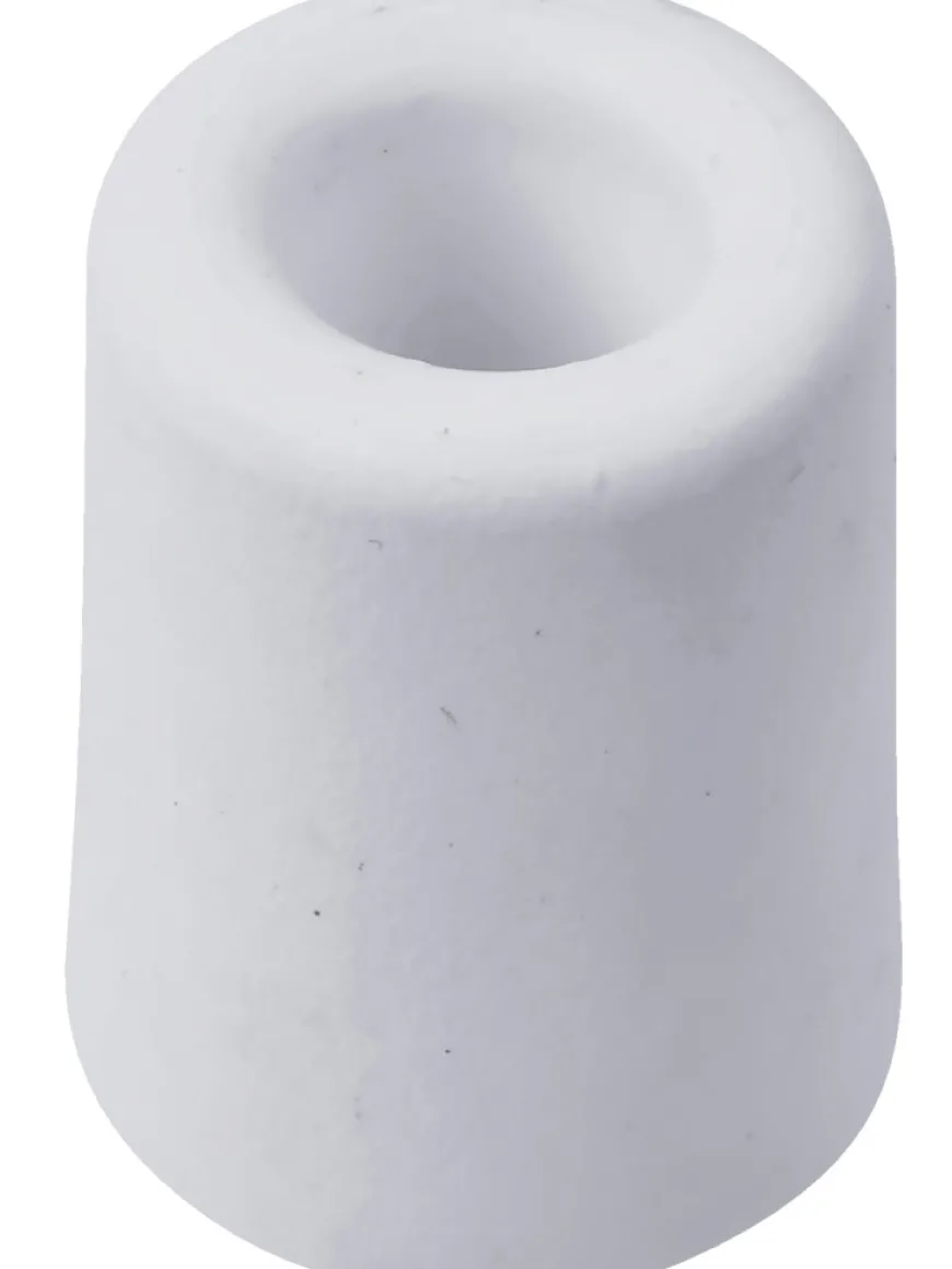 Dørstopper Ø40 x H75 mm hvit plast