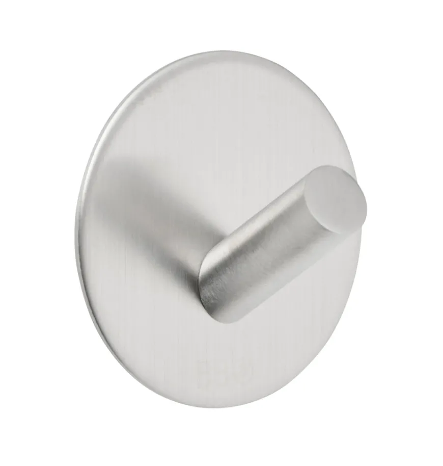 Enkel krok selvklebende Ø48 mm - børstet