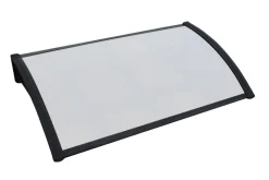 Entrétak til dør "Kalmar 1000" svart 1000 x 600 mm