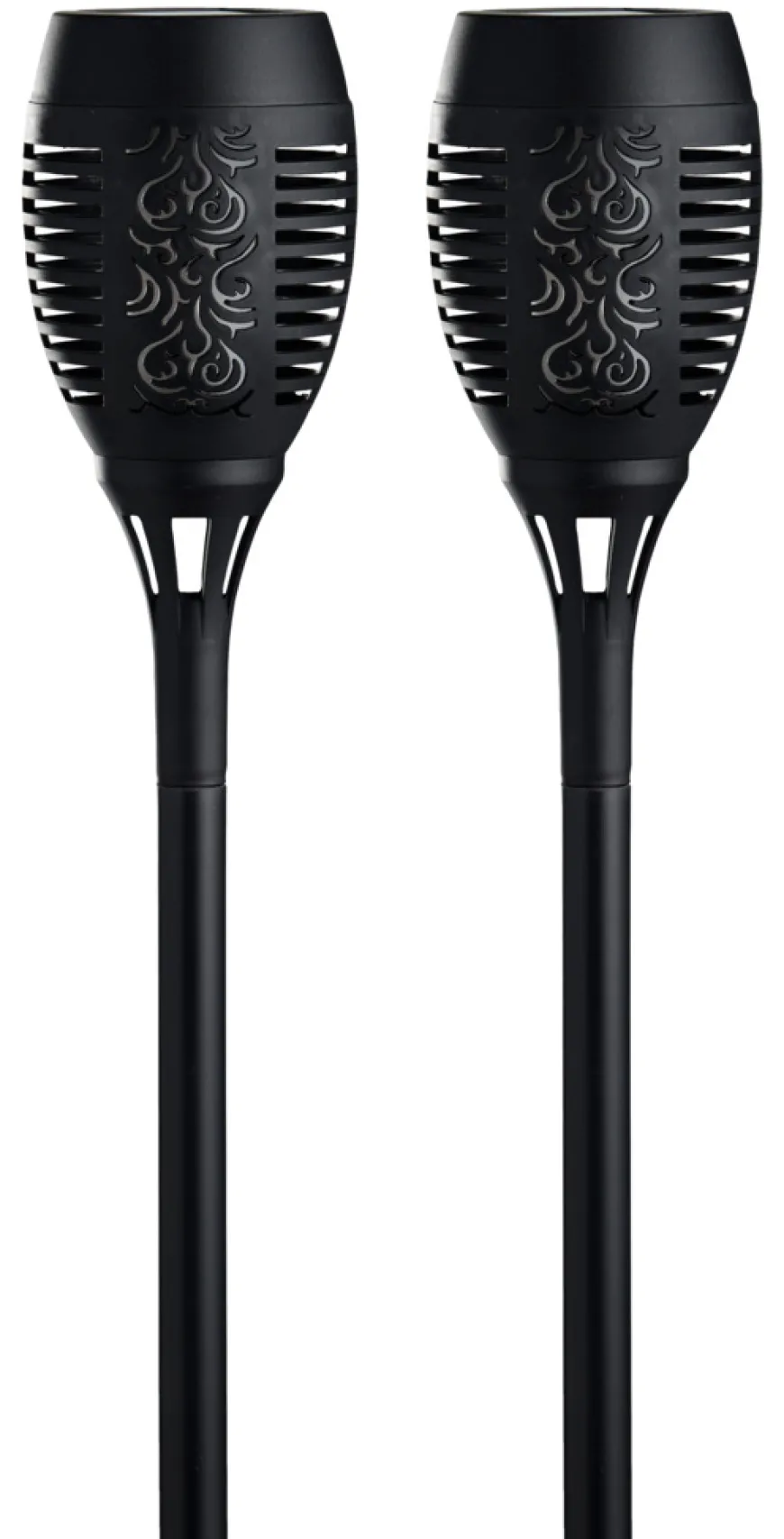 Fakler med solceller Ø9 x H58 cm 2-pk. - Garden®