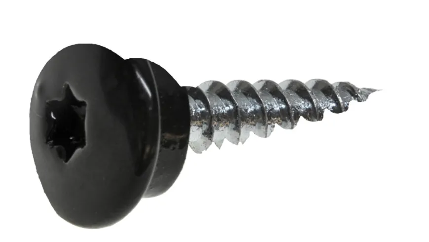 Fasadeskrue 4,8 x 35 mm svart - 50 stk.
