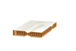 Finlandsdør hvit formpresset dør - 62,6 cm