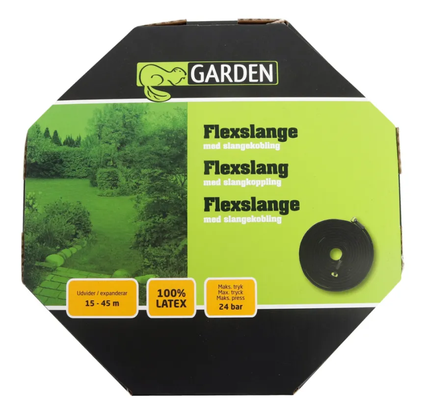 Flexslange med slangekobling 45 meter - Garden®