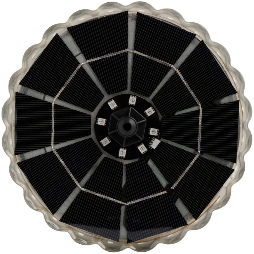 Fontene med solceller Ø16,5 cm – Outfit