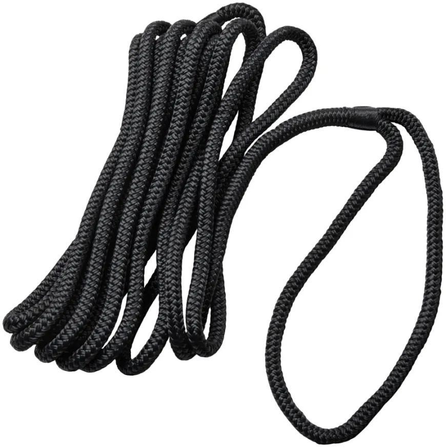 Fortøyningsline svart Ø12 mm x 6 meter