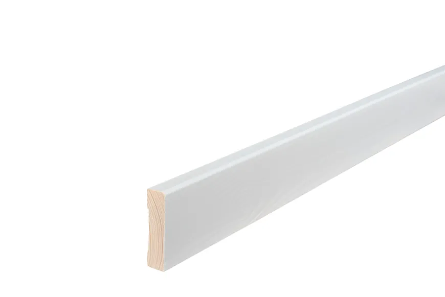 Fotlist 12x58 mm furu slett malt