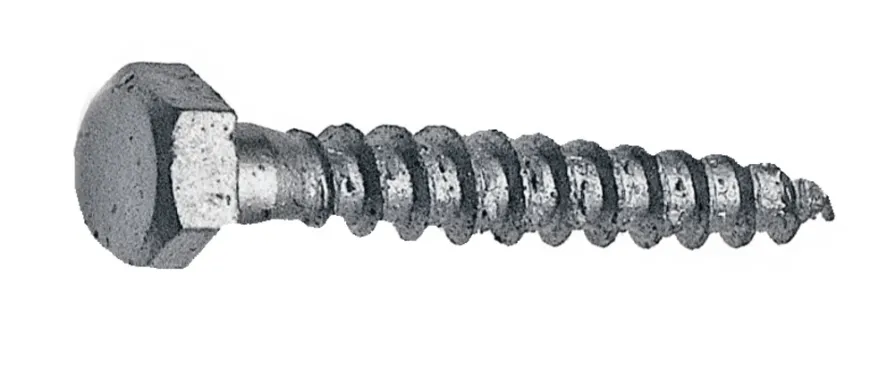 Fransk treskrue 10 x 50 mm - 10 stk.