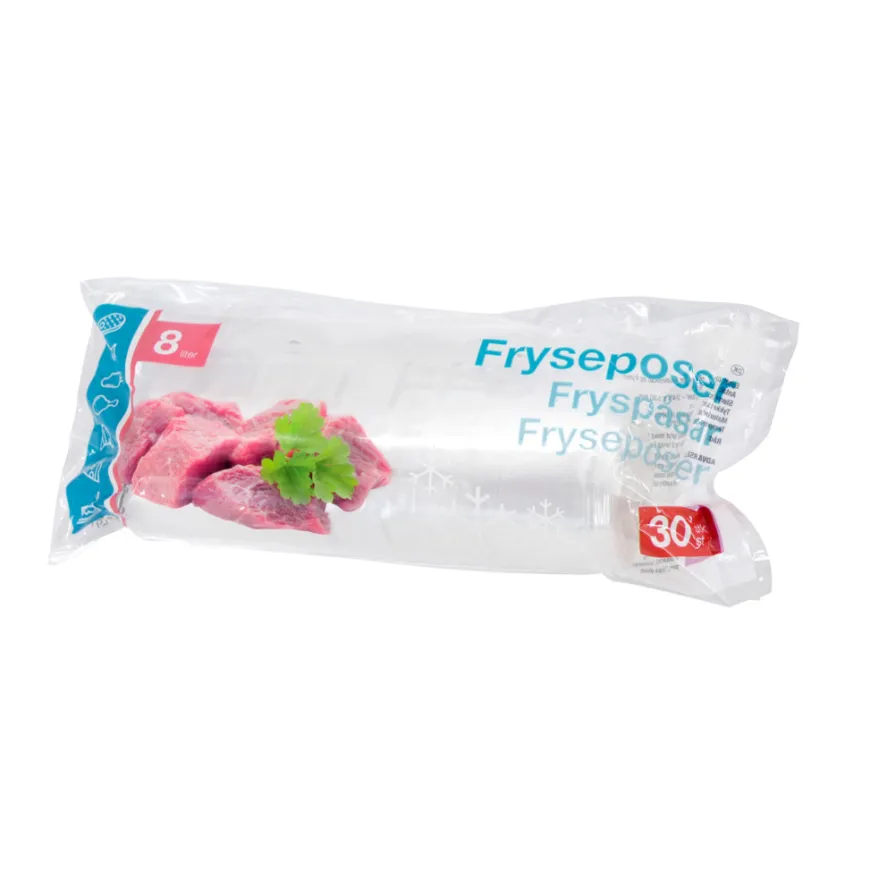 Fryseposer 8 liter - 30 stk.