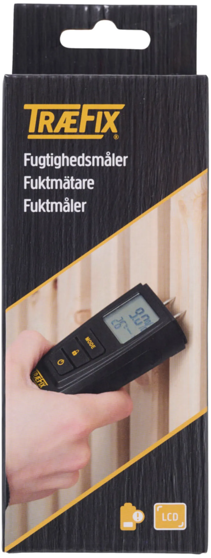 Fuktmåler med LCD-display
