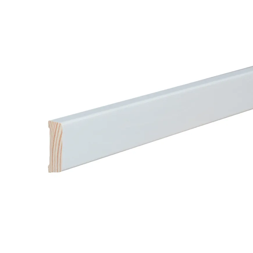 Furu 9x34 brannmurlist slett malt