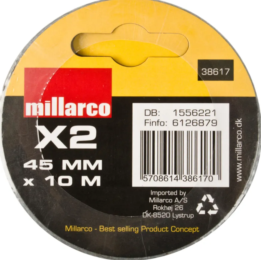 Gaffatape 45 mm x 10 m 2-pk