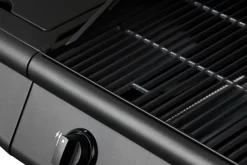 Gassgrill 3 brennere og sidebrenner svart - Grillexpert