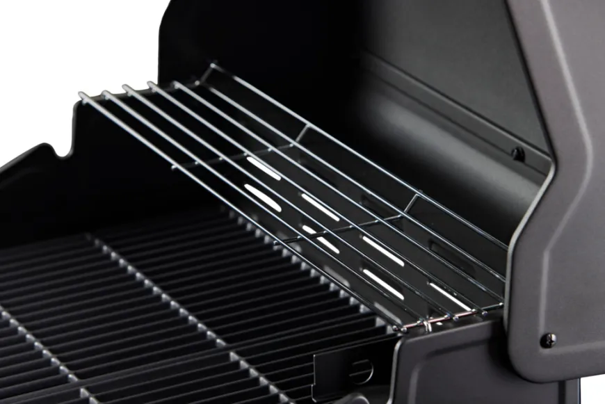 Gassgrill 3 brennere og sidebrenner svart - Grillexpert