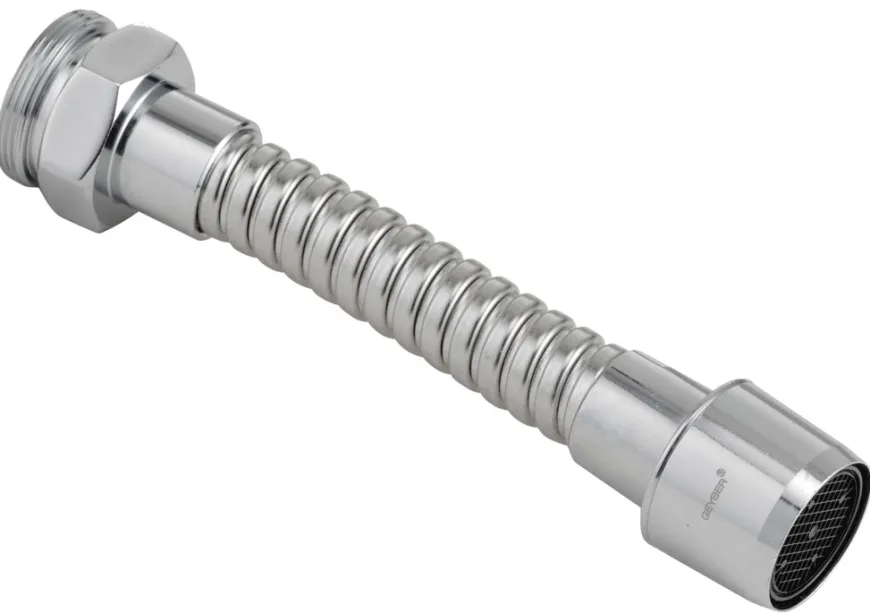 GEYSER® dusjhode med slange og vannbesparer 9 l/min