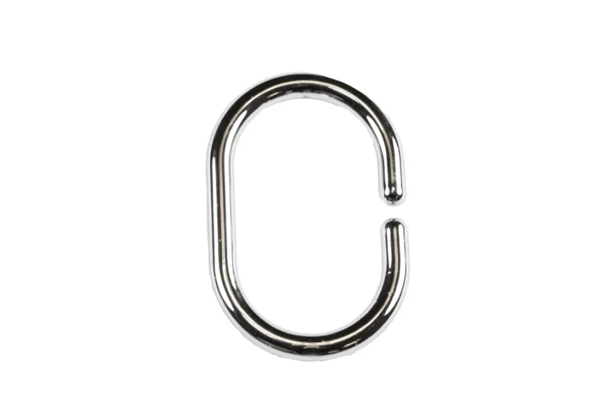 GEYSER® forhengsringer krom 12 stk.
