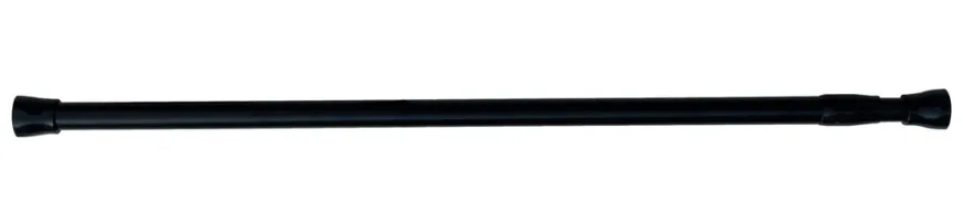 GEYSER® gardinstang svart 70–120 cm Ø22 mm