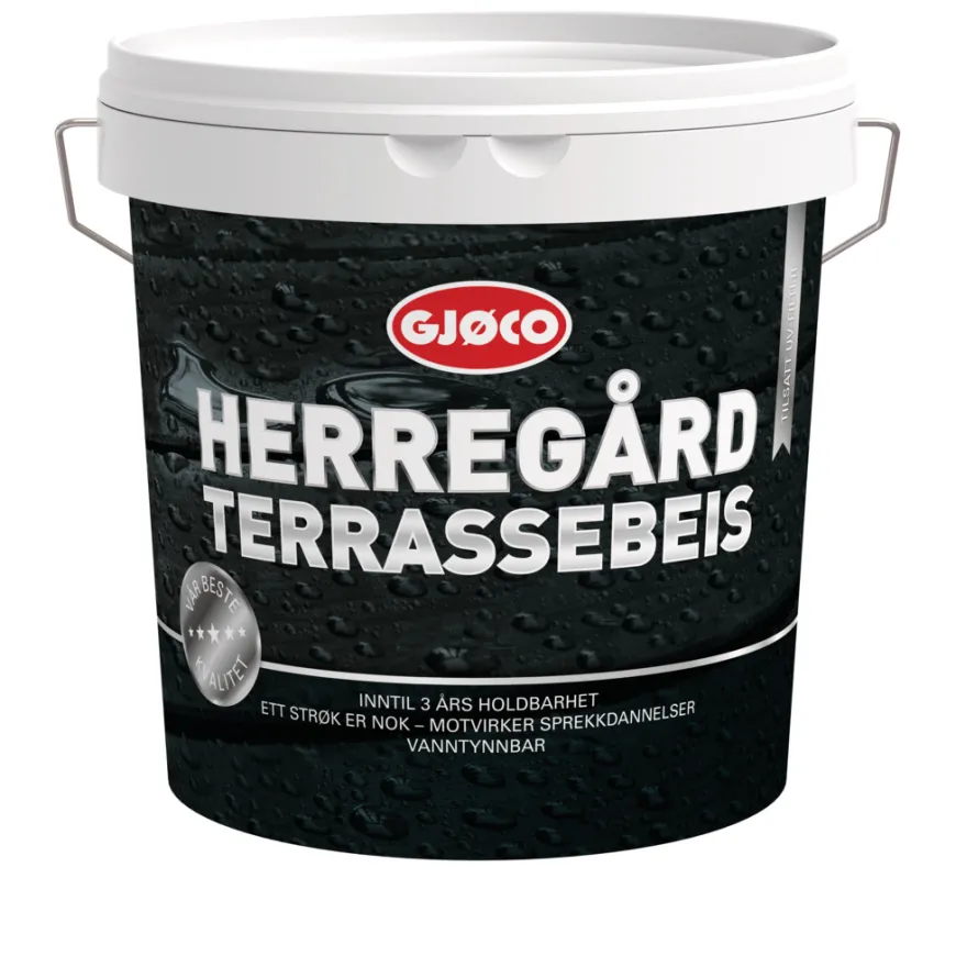Gjøco terrassebeis vanntynnet bomull 2,7 liter