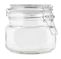 Glasskrukke med patentlokk 0,5 liter