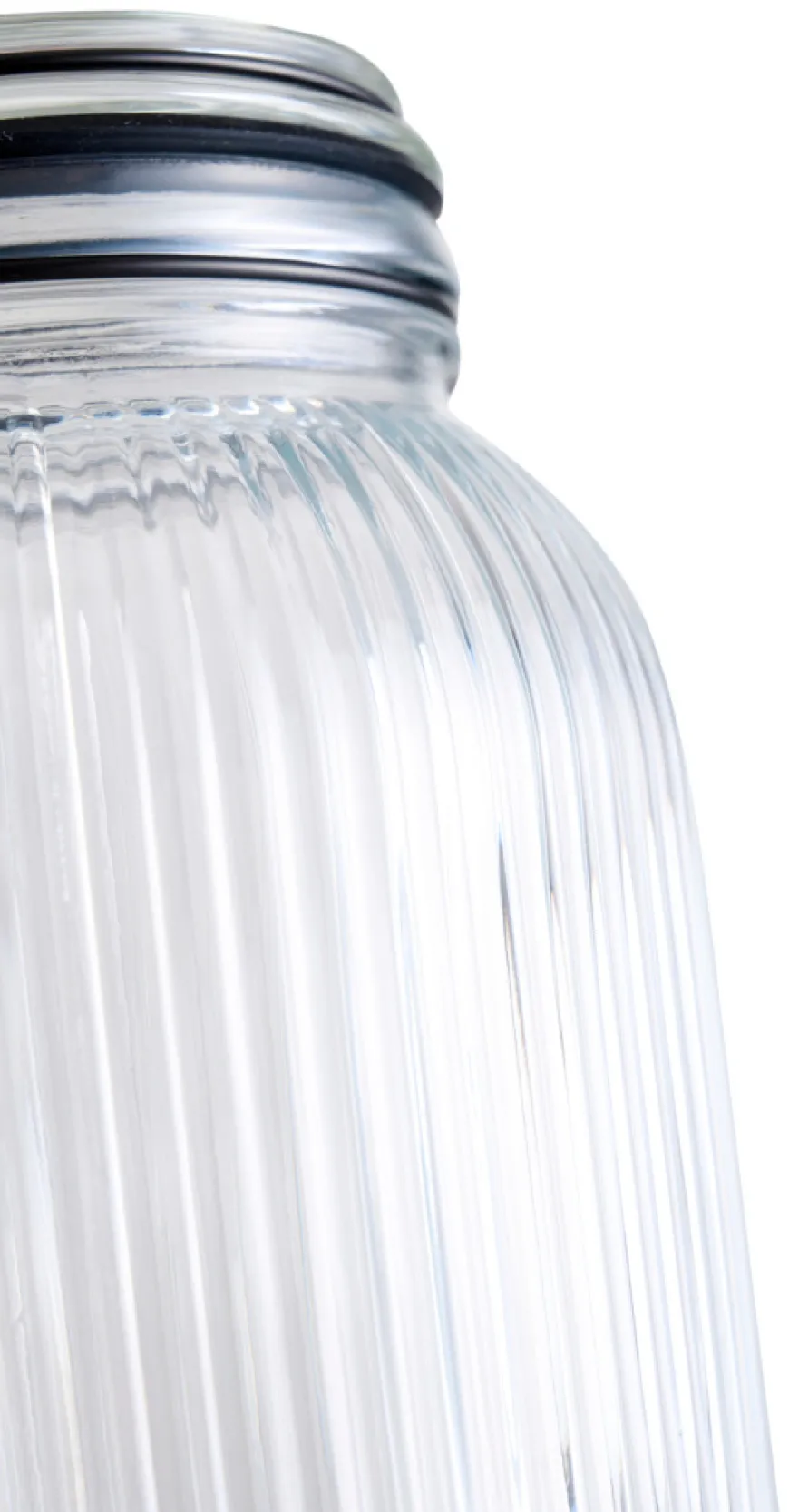 Glasskrukke riflet 1,9 liter - DAY