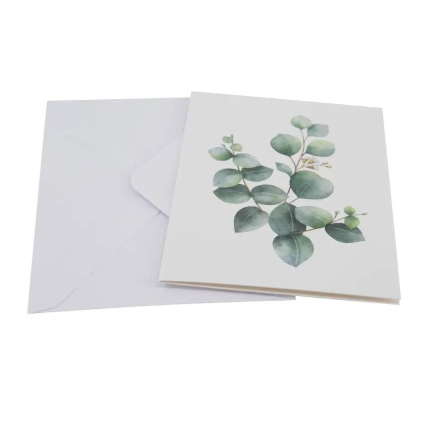 GREENIX til og fra-kort 7,5 x 10 cm assortert