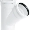 Grenrør hvit PP 32 x 32 x 45 gr