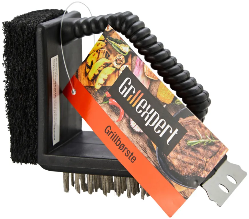 Grillbørste 3-i-1 - Grillexpert
