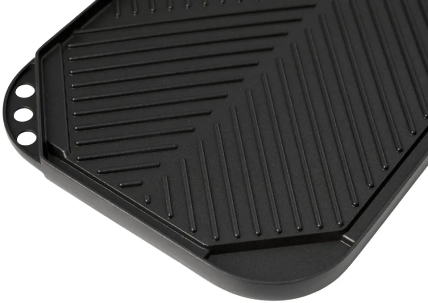 Grillplate helstøpt 49,5 x 27,3 cm - Grillekspert Premium