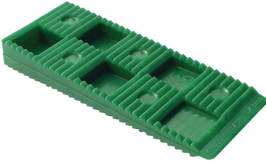 Grønn kile Knudsen 80 x 30 x 10 mm