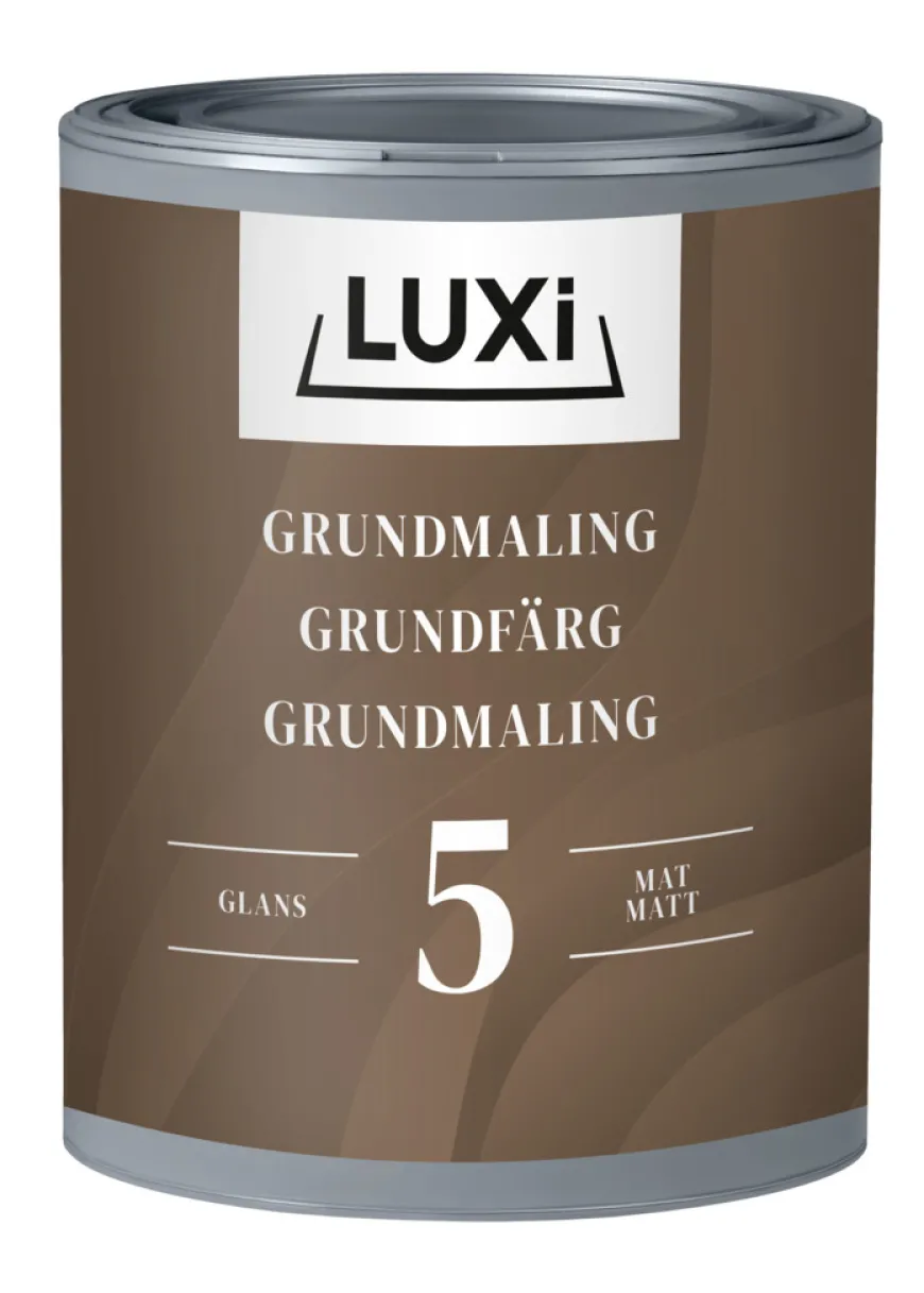 Grunnmaling hvit 0,75 liter - Luxi