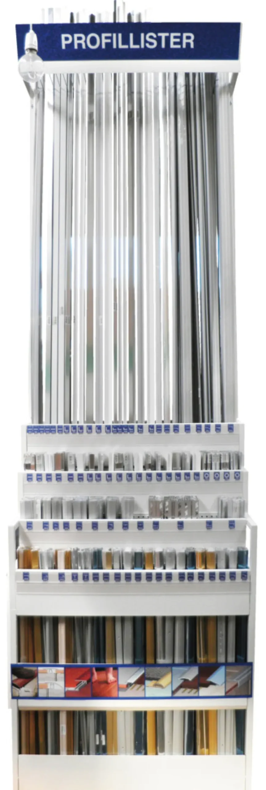 Gulvprofil aluminium - 2,5 x 25 mm x 0,9 m
